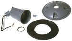 HUBBELL Hubbell 5624-0 Cover, 3-21/64 in L, 4-1/8 in W, Round, Metal, Gray, Powder-Coated ELECTRICAL HUBBELL