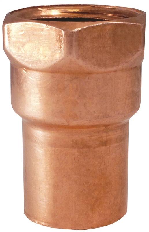 ELKHART PRODUCTS EPC 103R Series 10130138 Reducing Pipe Adapter, 1/2 x 1/4 in, Sweat x FIP, Copper PLUMBING, HEATING & VENTILATION ELKHART PRODUCTS   