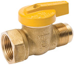 B & K INDUSTRIES B & K 7701G Series 114-524 Gas Ball Valve, 15/16 x 3/4 in Connection, Flare x FPT, 200 psi Pressure, Manual Actuator PLUMBING, HEATING & VENTILATION B & K INDUSTRIES