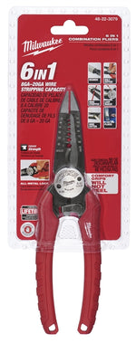 MILWAUKEE Milwaukee 48-22-3079 Wire Plier, 7-3/4 in OAL, 1-1/2 in Jaw Opening, Black/Red Handle, Durable Grips Handle ELECTRICAL MILWAUKEE