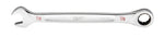 MILWAUKEE Milwaukee 45-96-9228 Ratcheting Combination Wrench, SAE, 7/8 in Head, 11.93 in L, 12-Point, Steel, Chrome TOOLS MILWAUKEE