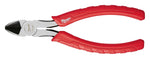 MILWAUKEE Milwaukee 48-22-6106 Diagonal Cutting Plier, 6 in OAL, 11/32 in Cutting Capacity, 29/32 in Jaw Opening, Red Handle TOOLS MILWAUKEE