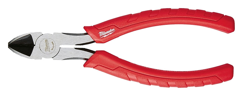 MILWAUKEE Milwaukee 48-22-6106 Diagonal Cutting Plier, 6 in OAL, 11/32 in Cutting Capacity, 29/32 in Jaw Opening, Red Handle TOOLS MILWAUKEE
