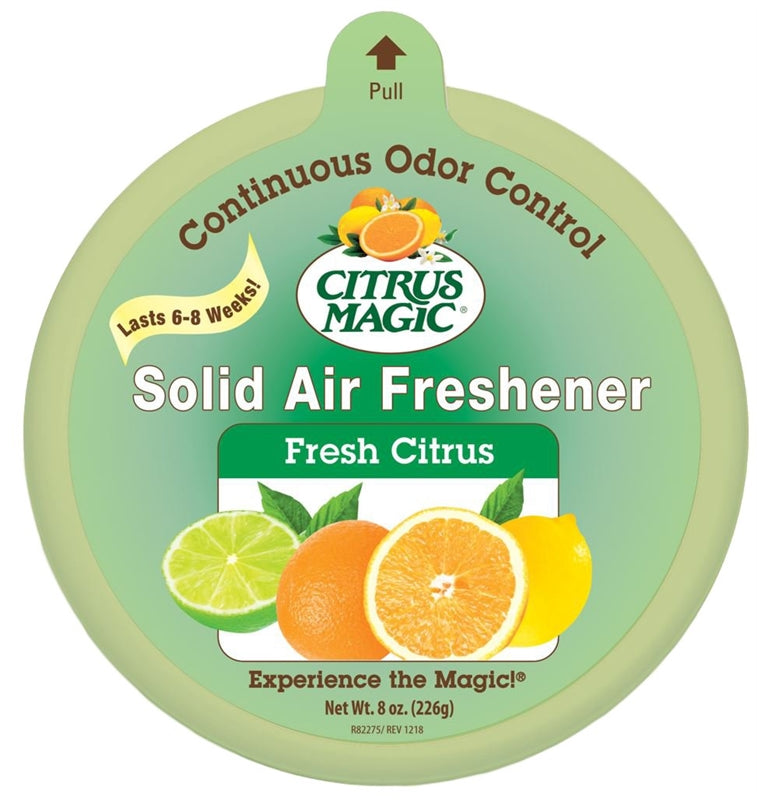 CITRUS MAGIC Citrus Magic 616472870 Air Freshener, 8 oz, Fresh Citrus, 350 sq-ft Coverage Area, 6 to 8 weeks-Day Freshness CLEANING & JANITORIAL SUPPLIES CITRUS MAGIC   
