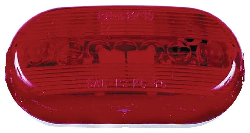 PETERSON MFG PM V135R Marker Light, 12 V, Incandescent Lamp, Red Lens, Surface Mounting AUTOMOTIVE PETERSON MFG   