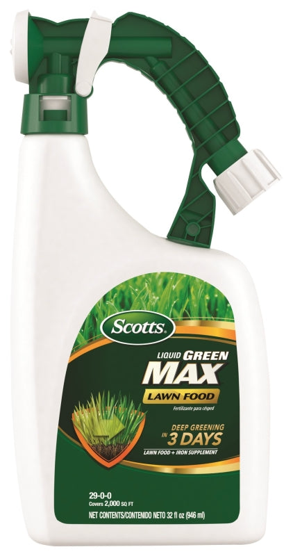 SCOTTS Scotts 3300910 Lawn Food, 32 fl-oz Bottle, Liquid, 29-0-0 N-P-K Ratio LAWN & GARDEN SCOTTS   