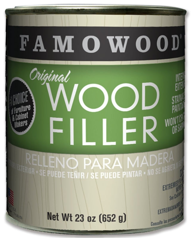 FAMOWOOD Famowood 36021124 Original Wood Filler, Liquid, Paste, Maple, 23 oz, Can PAINT FAMOWOOD