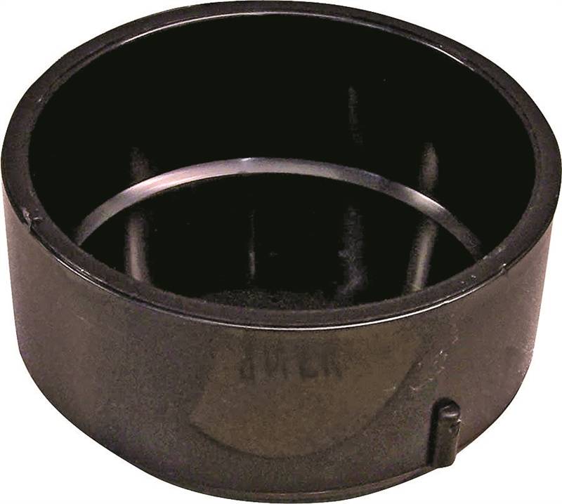 IPEX USA LLC-CANPLAS Canplas 103083SBC Pipe Cap, 3 in, Hub, ABS, Black, SCH 40 Schedule LAWN & GARDEN IPEX USA LLC-CANPLAS