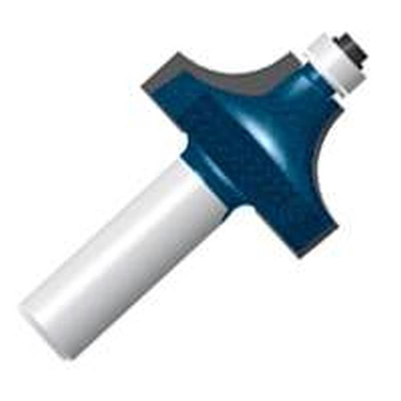 BOSCH Bosch 85494MC Router Bit, 3/8 in Dia, 1 in Dia Cutter, 2 in OAL, 1/4 in Dia Shank, 1-Cutter, Steel TOOLS BOSCH