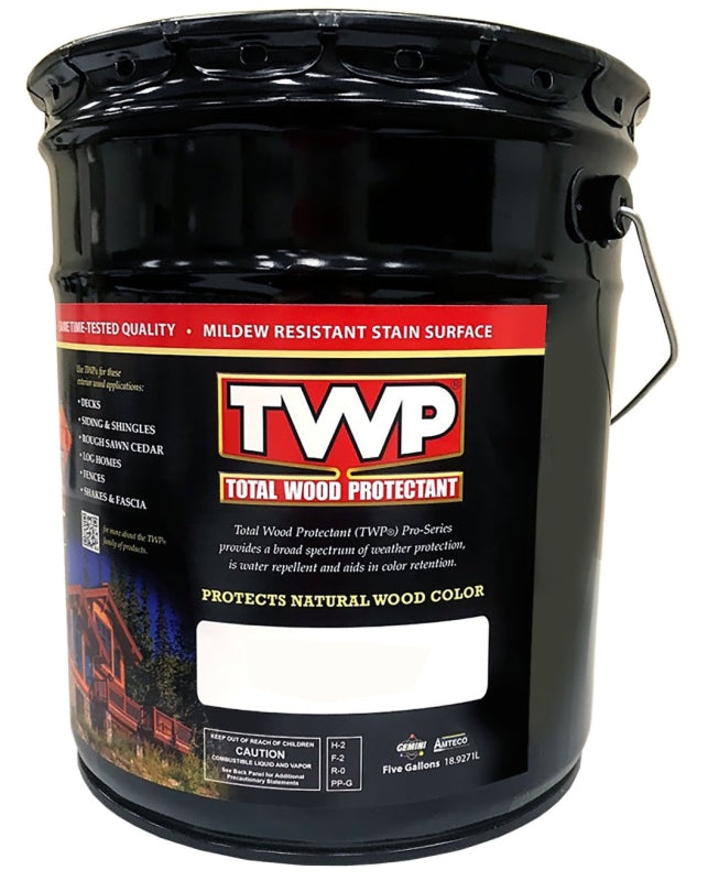 TWP (AMTECO) TWP 100 Series TWP-116-5 Wood Preservative, Rustic Oak, Liquid, 5 gal, Can PAINT TWP (AMTECO)   