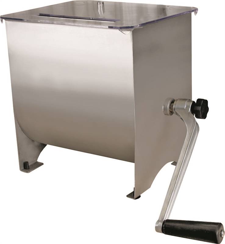 WESTON PRODUCTS Weston 36-1901-W Meat Mixer, 20 lb Grind, Stainless Steel, Silver HOUSEWARES WESTON PRODUCTS