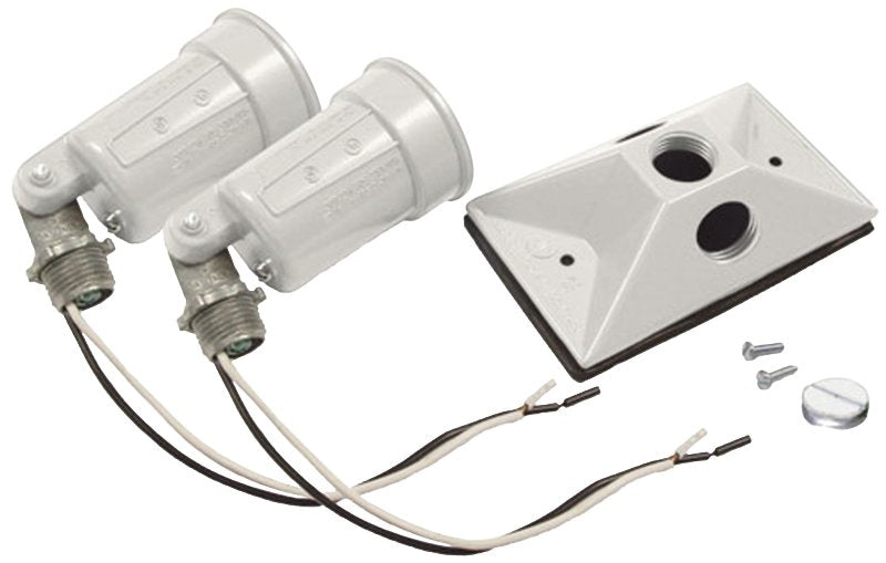 HUBBELL Hubbell 5621-6 Lamp Holder, Combination, Weatherproof, 3.336 in L x 10 in W x 4.594 in H Dimensions, 120 V ELECTRICAL HUBBELL