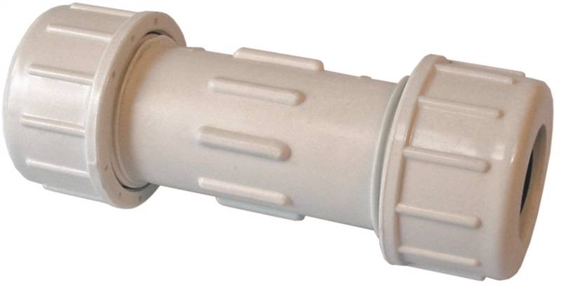 B & K INDUSTRIES B & K ProLine 160-109 Pipe Coupling, 2-1/2 in, Compression, PVC, SCH 40 Schedule PLUMBING, HEATING & VENTILATION B & K INDUSTRIES