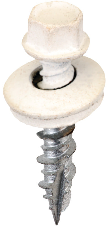 ACORN INTERNATIONAL Acorn International SW-MW1W250 Screw, #9 Thread, High-Low, Twin Lead Thread, Hex Drive, Self-Tapping, White, 250/BAG HARDWARE & FARM SUPPLIES ACORN INTERNATIONAL