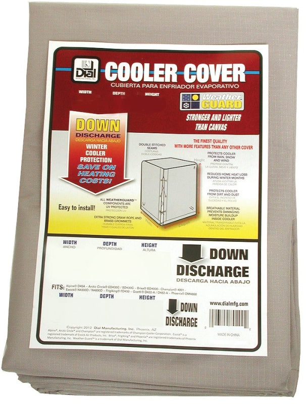 DIAL Dial 8912 Evaporative Cooler Cover, 28 in W, 28 in D, 34 in H, Polyester APPLIANCES & ELECTRONICS DIAL