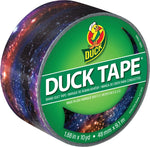 DUCK Duck 283039 Duct Tape, 10 yd L, 1.88 in W, Galaxy