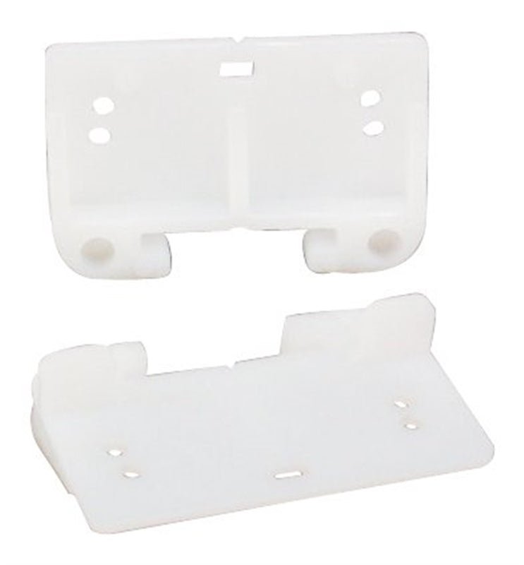 US HARDWARE US Hardware WP-8814C Drawer Guide, For: 1-5/16 in Track, Plastic, White AUTOMOTIVE US HARDWARE