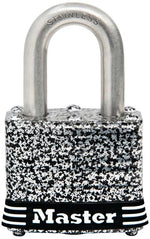 MASTER LOCK Master Lock 3SSKADHC Padlock, Keyed Alike Key, 9/32 in Dia Shackle, 3/4 in H Shackle, Stainless Steel Shackle, Laminated HARDWARE & FARM SUPPLIES MASTER LOCK