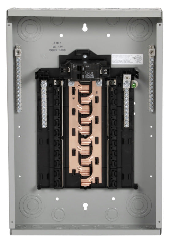 SIEMENS Siemens PN PN2020B1100C Assembled Load Center, 100 A, 20 -Space, 20 -Circuit, Main Breaker, Plug-On Neutral, Gray ELECTRICAL SIEMENS