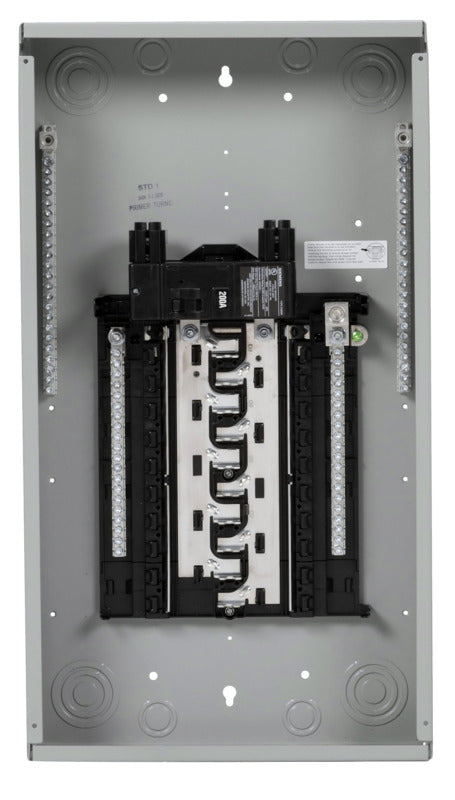SIEMENS Siemens PN PN2040B1200C Assembled Load Center, 200 A, 20 -Space, 40 -Circuit, Main Breaker, Plug-On Neutral, Gray ELECTRICAL SIEMENS