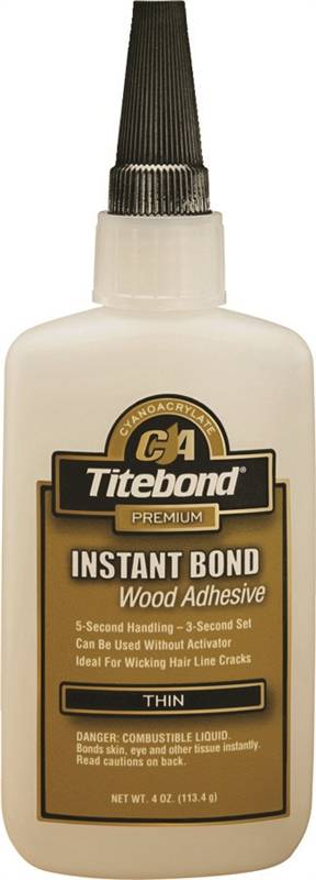 TITEBOND Titebond 6202 Wood Glue, Clear, 4 oz Bottle PAINT TITEBOND   