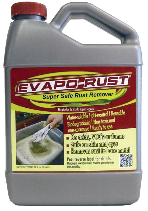 CRC INDUSTRIES Evapo-Rust ER004 Rust Remover, 1 qt, Liquid AUTOMOTIVE CRC INDUSTRIES   