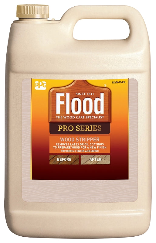 FLOOD Flood Pro Series 409077 Wood Stripper, Liquid, 1 gal PAINT FLOOD