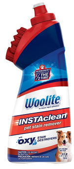 BISSELL Bissell Woolite INSTAclean 1740 Pet Stain Remover with Brush Head, Liquid, Fresh, 18 fl-oz CLEANING & JANITORIAL SUPPLIES BISSELL