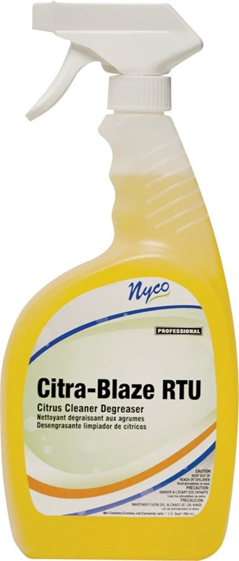 NYCO PRODUCTS nyco NL539-QPS6 Cleaner and Degreaser, 6 qt Bottle, Liquid, Orange CLEANING & JANITORIAL SUPPLIES NYCO PRODUCTS