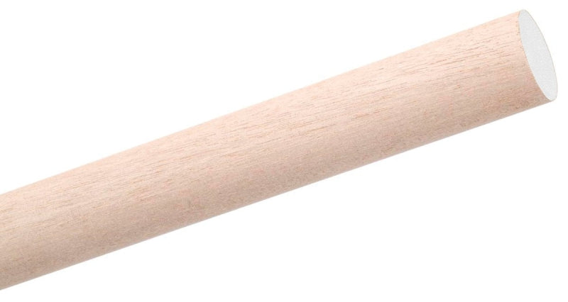 WADDELL Waddell 6608UB Dowel Rod, 1/2 in Dia, 36 in L, Birchwood AUTOMOTIVE WADDELL