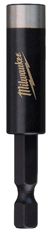 MILWAUKEE Milwaukee SHOCKWAVE Impact Duty Series 49-66-4702 Nut Driver, 1/4 in Drive, 1-7/8 in OAL, Secure-Grip Handle, Red Handle