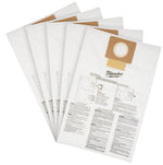 MILWAUKEE Milwaukee 49-90-1979 Dust Bag, 6 gal Volume, 98.5 % Filter, White, For: 0910-20 M18 6 gal Wet/Dry Vacuum