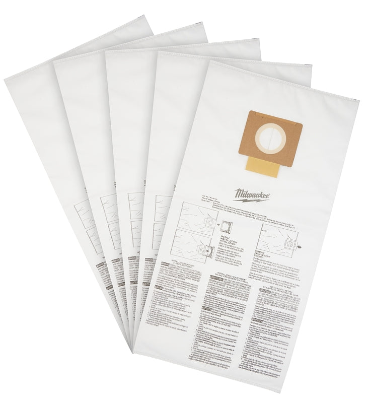 MILWAUKEE Milwaukee 49-90-1989 Fleece Dust Bag, 9 gal Capacity, 13-3/4 in L, 1/8 in W