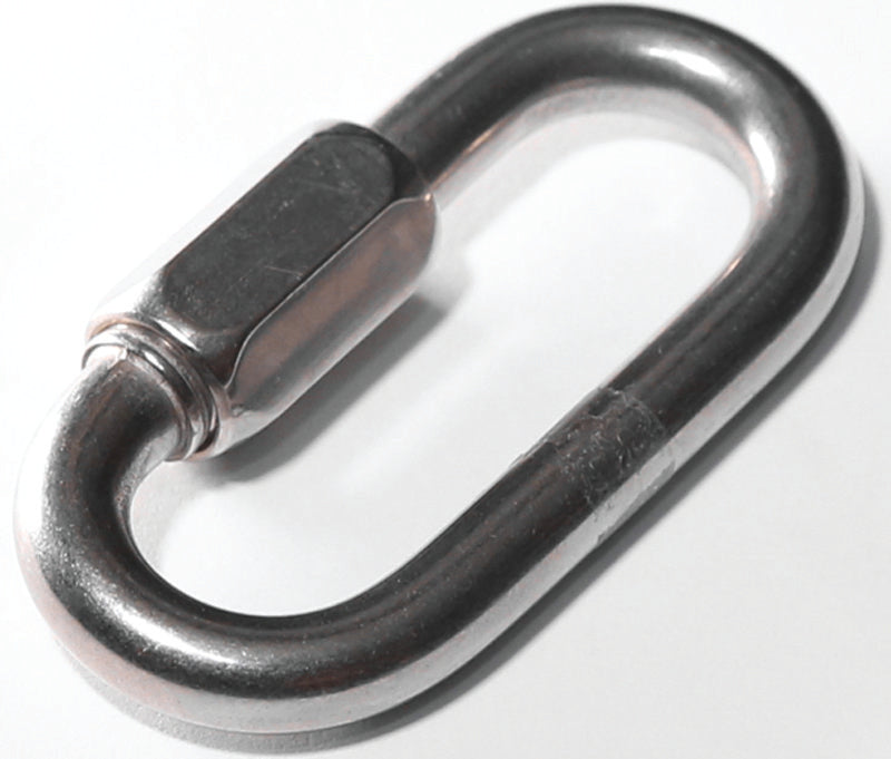 BARON Baron 7350T-1/8 Quick Link, 132 lb Working Load, Steel, Zinc