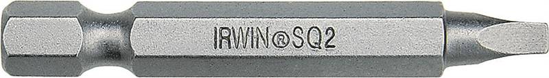 IRWIN Irwin 3522311C Power Bit, #2 Drive, Square Recess Drive, 1/4 in Shank, Hex Shank, 6 in L, High-Grade S2 Tool Steel TOOLS IRWIN