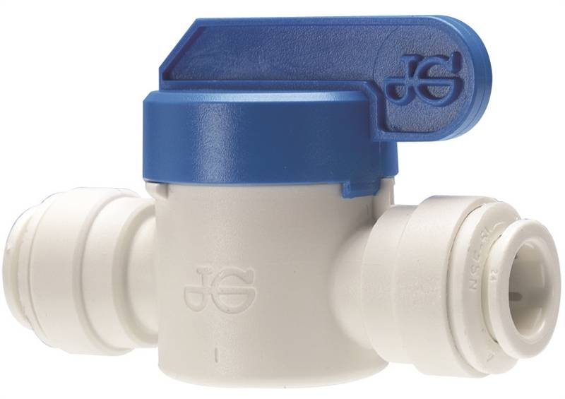 SHARKBITE John Guest PPSV041212WP Shut-Off Valve, 3/8 in Connection, Tube, 150 psi Pressure, Polypropylene Body PLUMBING, HEATING & VENTILATION SHARKBITE