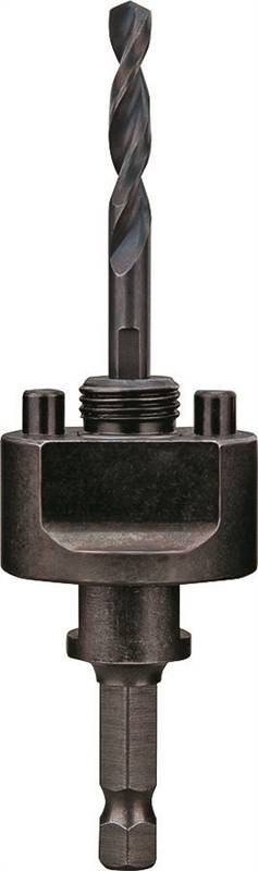 MILWAUKEE Milwaukee 49-56-7250 Hole Saw Arbor, 5/8-18 Thread, 3/8 in Shank, Hex Shank TOOLS MILWAUKEE