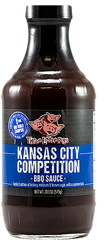 THREE LITTLE PIGS Three Little Pigs OW85502 Competition BBQ Sauce, 16 oz OUTDOOR LIVING & POWER EQUIPMENT THREE LITTLE PIGS