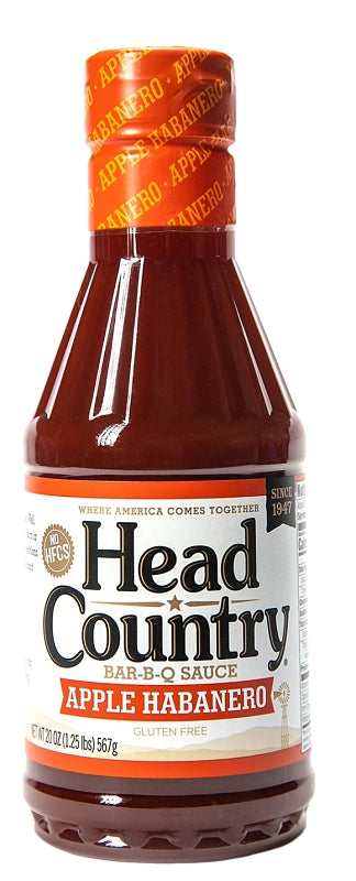 HEAD COUNTRY Head Country HC420 BBQ Sauce, Apple Habanero, 20 oz OUTDOOR LIVING & POWER EQUIPMENT HEAD COUNTRY