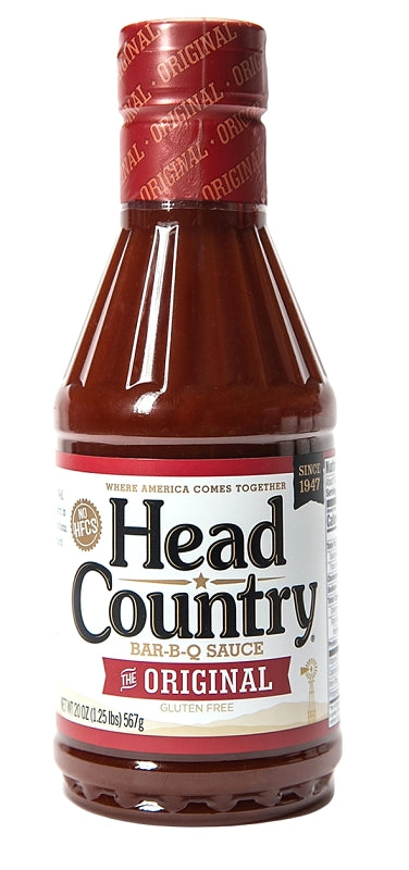 HEAD COUNTRY Head Country HC20 BBQ Sauce, Original, 20 oz OUTDOOR LIVING & POWER EQUIPMENT HEAD COUNTRY