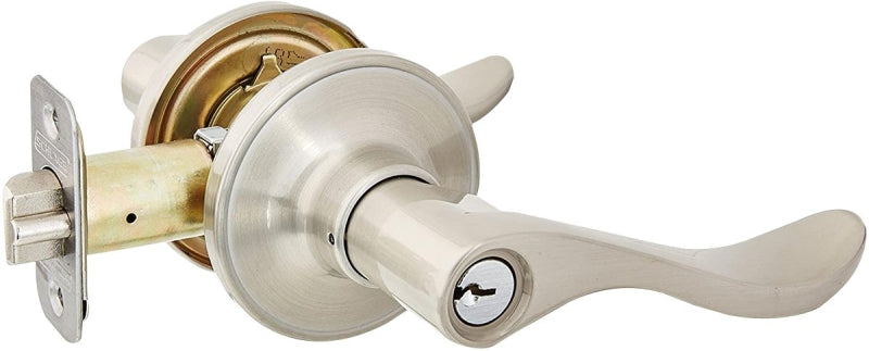 DEXTER BY SCHLAGE Schlage J Series J54VSEV619 Entry Lever, Mechanical Lock, Satin Nickel, Metal, Residential, 7/8 in Housing Dia, 3 Grade HARDWARE & FARM SUPPLIES DEXTER BY SCHLAGE
