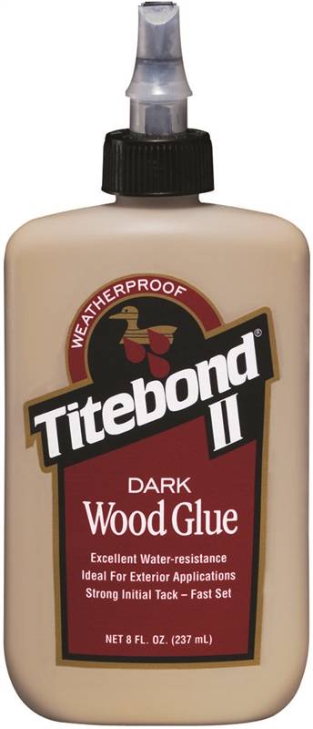 TITEBOND Titebond II 3703 Wood Glue, Brown, 8 oz Bottle PAINT TITEBOND   