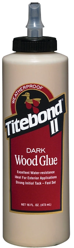 TITEBOND Titebond II 3704 Wood Glue, Brown, 16 oz Bottle PAINT TITEBOND   