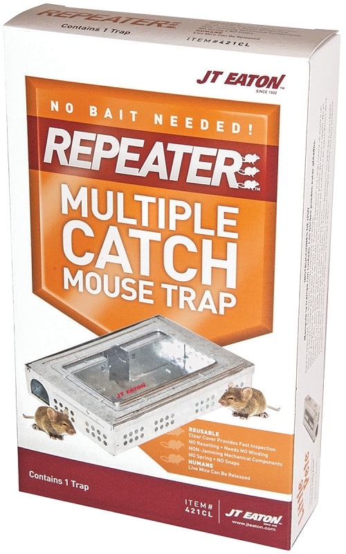 J.T. EATON J.T. Eaton 421CL Multiple Catch Mouse Trap with Clear Window LAWN & GARDEN J.T. EATON
