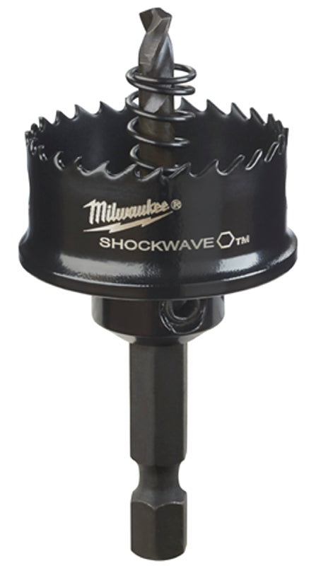 MILWAUKEE Milwaukee 49-56-9820 Hole Saw, 1-1/8 in Dia, 1/2 in D Cutting, 1/4 in Arbor, 8 TPI, HSS Cutting Edge HARDWARE & FARM SUPPLIES MILWAUKEE