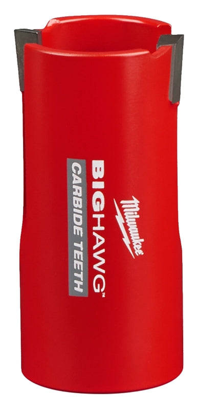 MILWAUKEE Milwaukee Big Hawg 49-56-9200 Hole Saw, 1-3/8 in Dia, 2.34 in D Cutting, 5/8-18 Arbor, 3 TPI, Carbide Cutting Edge TOOLS MILWAUKEE