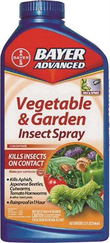 BIOADVANCED BioAdvanced 701521A Vegetable and Garden Insecticide, Liquid, Spray Application, 32 oz Bottle LAWN & GARDEN BIOADVANCED   