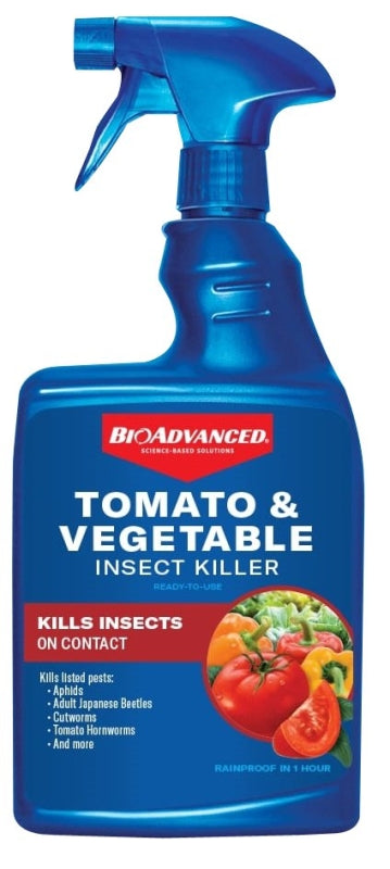 BIOADVANCED BioAdvanced 707523A Insect Killer, Liquid, Spray Application, 24 oz Bottle, Cyfluthrin LAWN & GARDEN BIOADVANCED