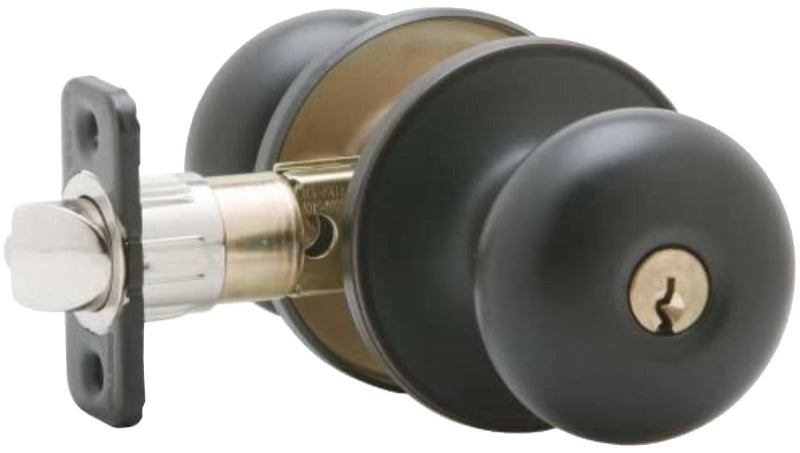 DEXTER BY SCHLAGE Dexter J54VSTR716 Entry Knob, Knob Handle, Aged Bronze, Metal, C Keyway, Re-Key Technology: Traditional, Residential HARDWARE & FARM SUPPLIES DEXTER BY SCHLAGE