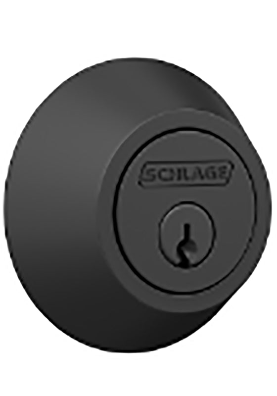 DEXTER BY SCHLAGE Schlage J Series JD60 622 Deadbolt, 3 Grade, SC1 Key, Metal, Matte Black, 2-3/8, 2-3/4 in Backset, C Keyway HARDWARE & FARM SUPPLIES DEXTER BY SCHLAGE